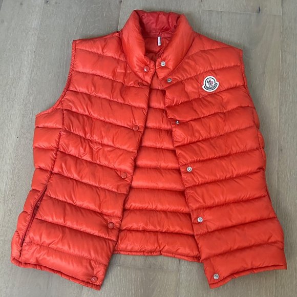 Moncler vest orange